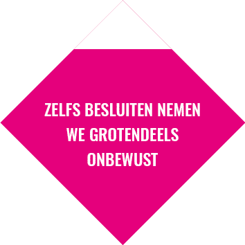 Zelfs besluiten nemen we onbewust